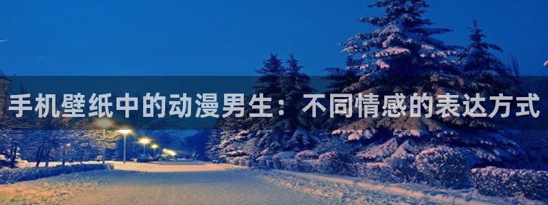 acg动漫大全：手机壁纸中的动漫男生：不同情感的表达方式